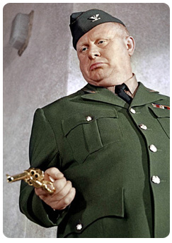 Auric Goldfinger played by Gert Frobe