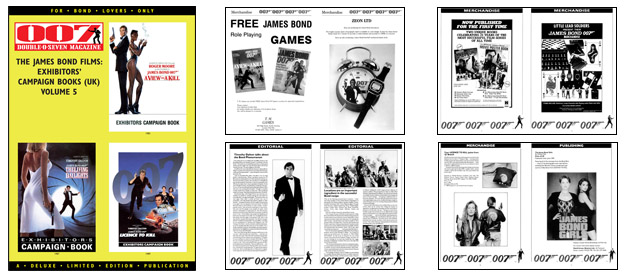 007 MAGAZINE  The James Bond Films: Exhibitors Campaign Books (UK) Volume 5