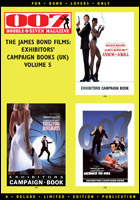 007 MAGAZINE The James Bond Films: Exhibitors Campaign Books (UK) Volume 5