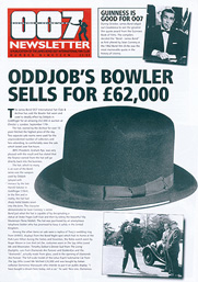Oddjob's bowler hat sells for a records 62,000