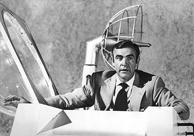 Sean Connery at Pinewood Studios 1971