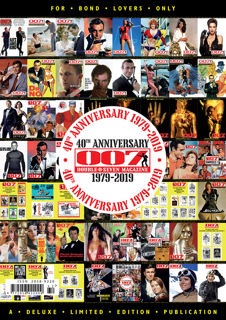 007 MAGAZINE 40th Anniversary Issue rear cover