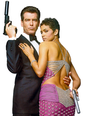 Pierce Brosnan and Halle Berry as Jinx in Die A nother Day (2002)