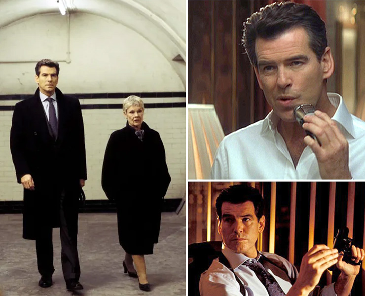 Pierce Brosnan and Judi Dench as M in Die Another Day (2002)