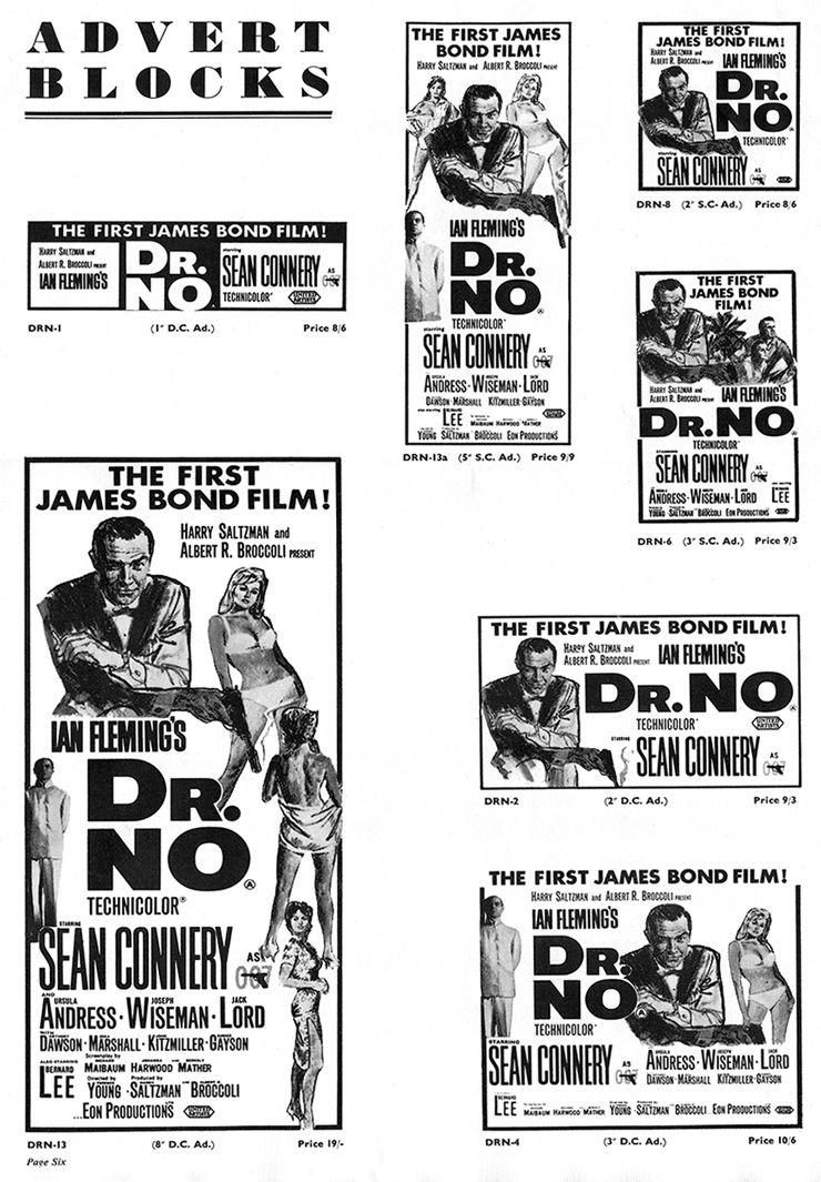 Dr. No (1962) Exhibitors’ Campaign Book Page 6