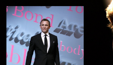 Daniel Craig presents an awards the he 2007 BAFTA ceremony