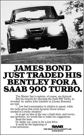 SAAB 900 Turbo magazine advert