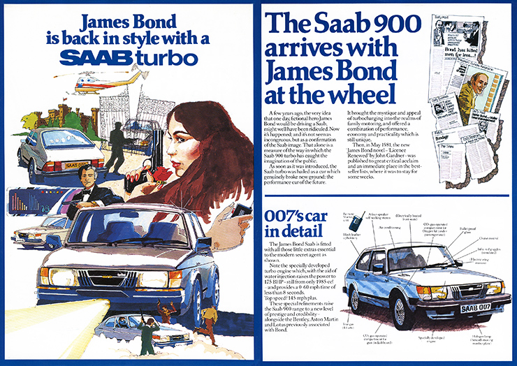 LICENCE RENEWED Saab promotional flyer