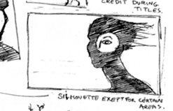 Unused concept storyboards from GoldenEye 1995