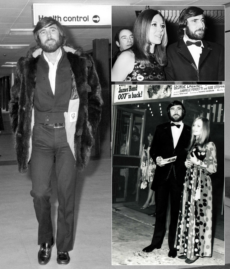 George Lazenby at the OHMSS premiere December 1969