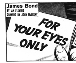 FOR YOUR EYES ONLY title strip