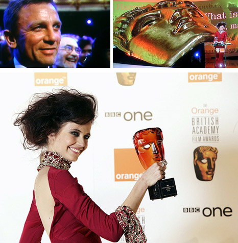 Daniel Craig and Eva Green at the 2007 BAFTA awards