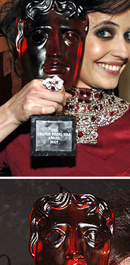 Eva Green with her Orange Rising Star Award