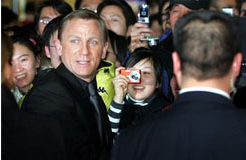 Daniel Craig at the Casino Royale premiere in Beijing