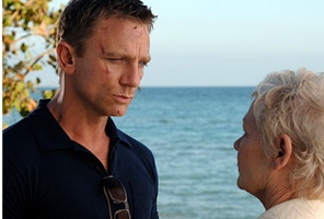 Daniel Craig as James Bond with M Dame Judi Dench