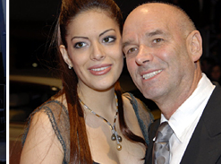 Martin Campbell and wife Solveig
