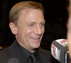 Daniel Craig at the Swiss Premiere of Casino Royale