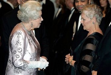 Her Majesty The Queen chats with Dame Judi Dench