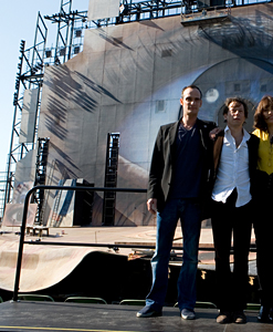 Photocall on the Seebühne floating opera stage in Bregenz