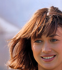 Olga Kurylenko plays Camille in Quantum of Solace