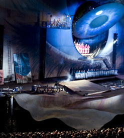 Seebühne floating opera stage in Bregenz