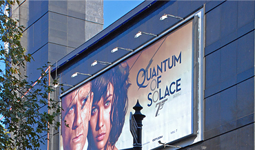 Odeon Leicester Square on Quantum of Solace premiere day