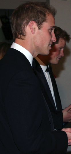 Princes William and Harry meets the stars of Quantum of Solace