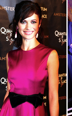 Olga Kurylenko attends the Dutch premiere of Quantum of Solace