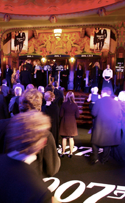 Quantum of Solace premiere at Palace Tuschinski cinema in Amsterdam