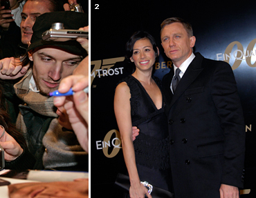 Daniel Craig with girlfiriend Satsuki Mitchell