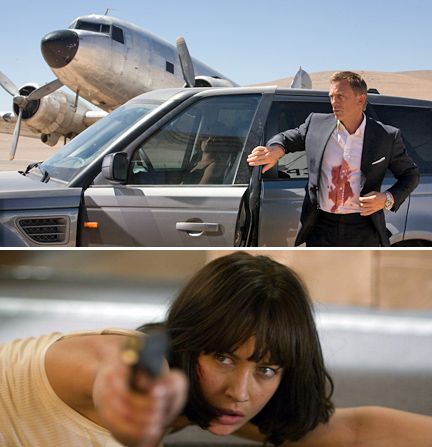 Quantum of Solace - Daniel Craig as James Bond - Olga Kurylenko as Camille