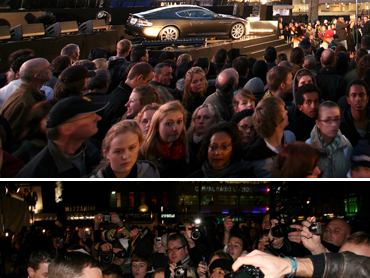 Aston Martin DBS at the Quantum of Solace Premiere