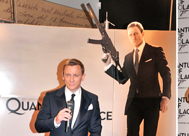 Daniel Craig introduces Quantum of Solace at the Rome Premiere