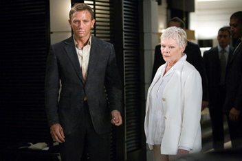 Daniel Craig and Judi Dench in Quantum of Solace