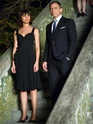 Olga Kurylenko as Camille and Daniel Craig as James Bond in Quantum of Solace