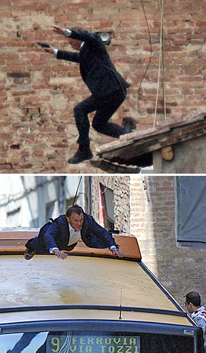 Daniel Craig stunt work Quantum of Solace