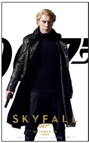 Skyfall UK character teaser poster-Javier Bardem as Silva