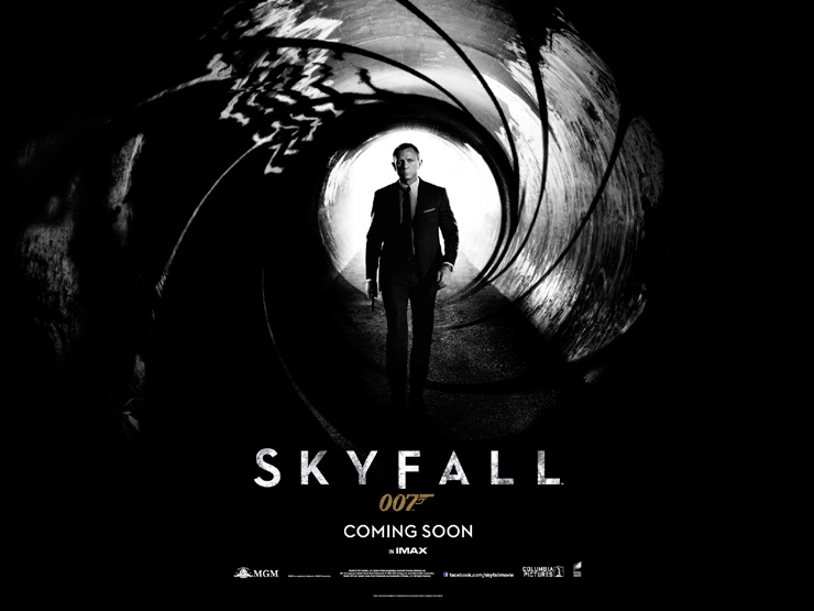 Skyfall teaser poster - Daniel Craig as James Bond 007