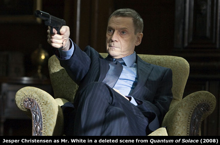 Jesper Christensen as Mr White in Quantum of Solace [deleted scene]