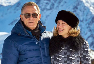 Daniel Craig (James Bond), La Seydoux (Madeleine Swann) 