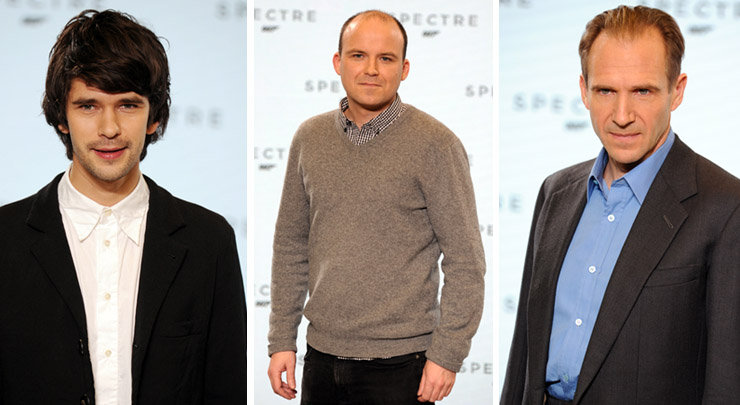 Ben Whishaw, Rory Kinnear and Ralph Fiennes replrise their Skyfall roles in SPECTRE