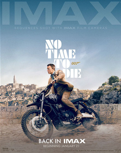No Time To Die IMAX Screenings USA January 2022