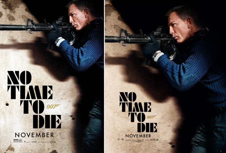 New No Time To Die poster