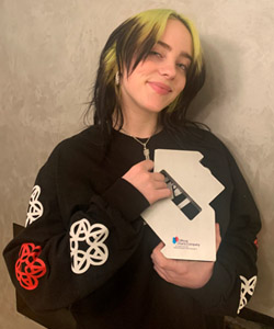 “No Time To Die” Billie Eilish theme tops UK chart