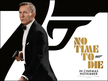 No Time To Die quad-crown teaser poster James Bond
