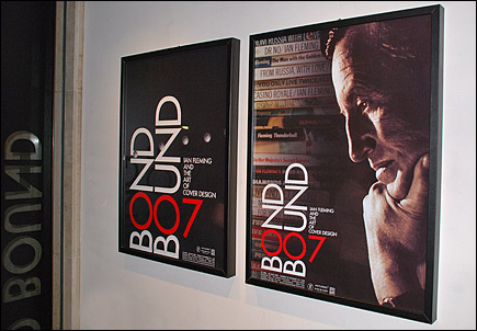 Bond Bound exhibition posters