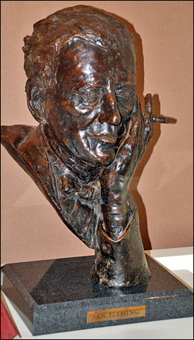 Bust of Ian Fleming by Angela O'Connor