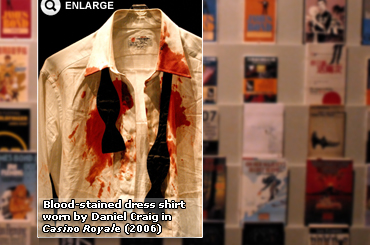 Daniel Craig's blood stained shirt from Casino Royale (2006)