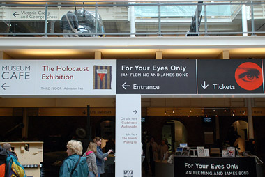 IWM For Your Eyes Only exhibition entrance