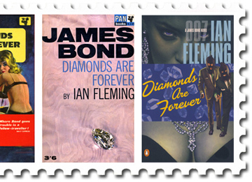 DIAMONDS ARE FOREVER mock-up stamps